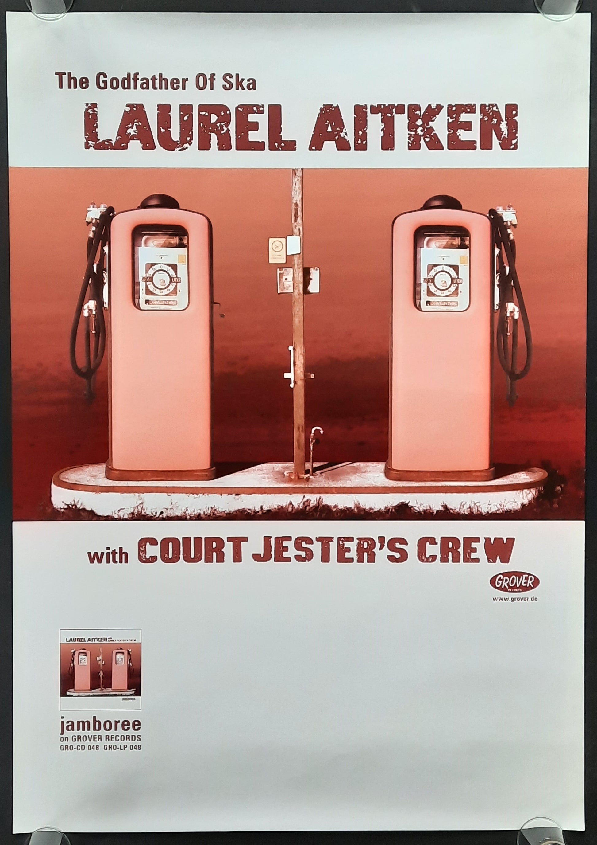 LAUREL AITKEN Original Concert Poster 2000 JAMBOREE Tour
