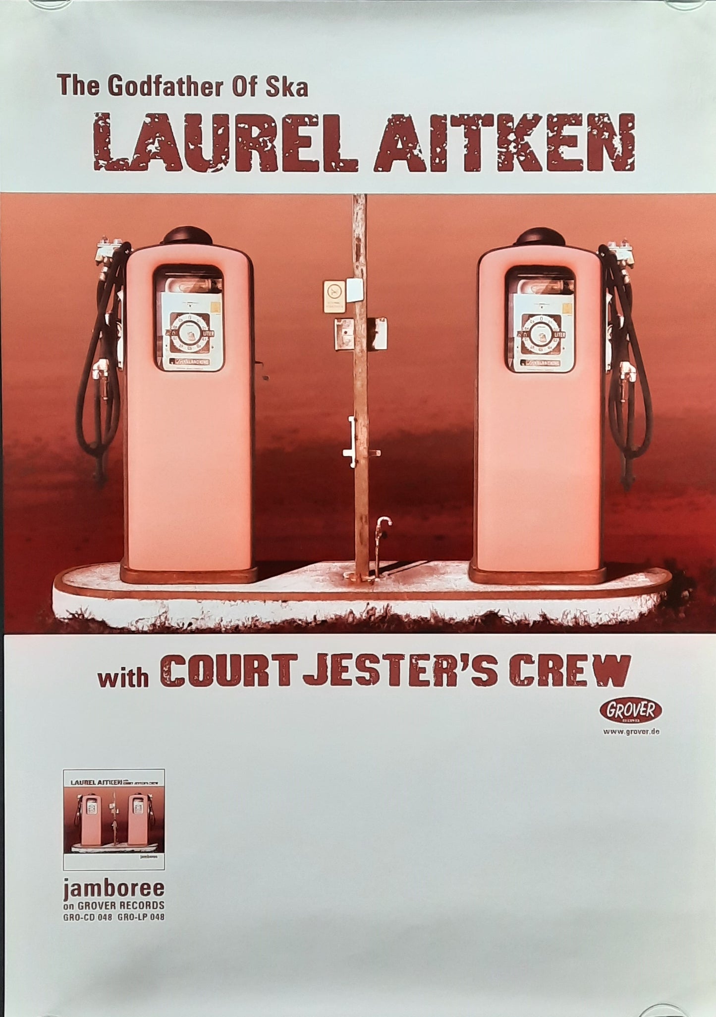 LAUREL AITKEN Original Concert Poster 2000 JAMBOREE Tour 1