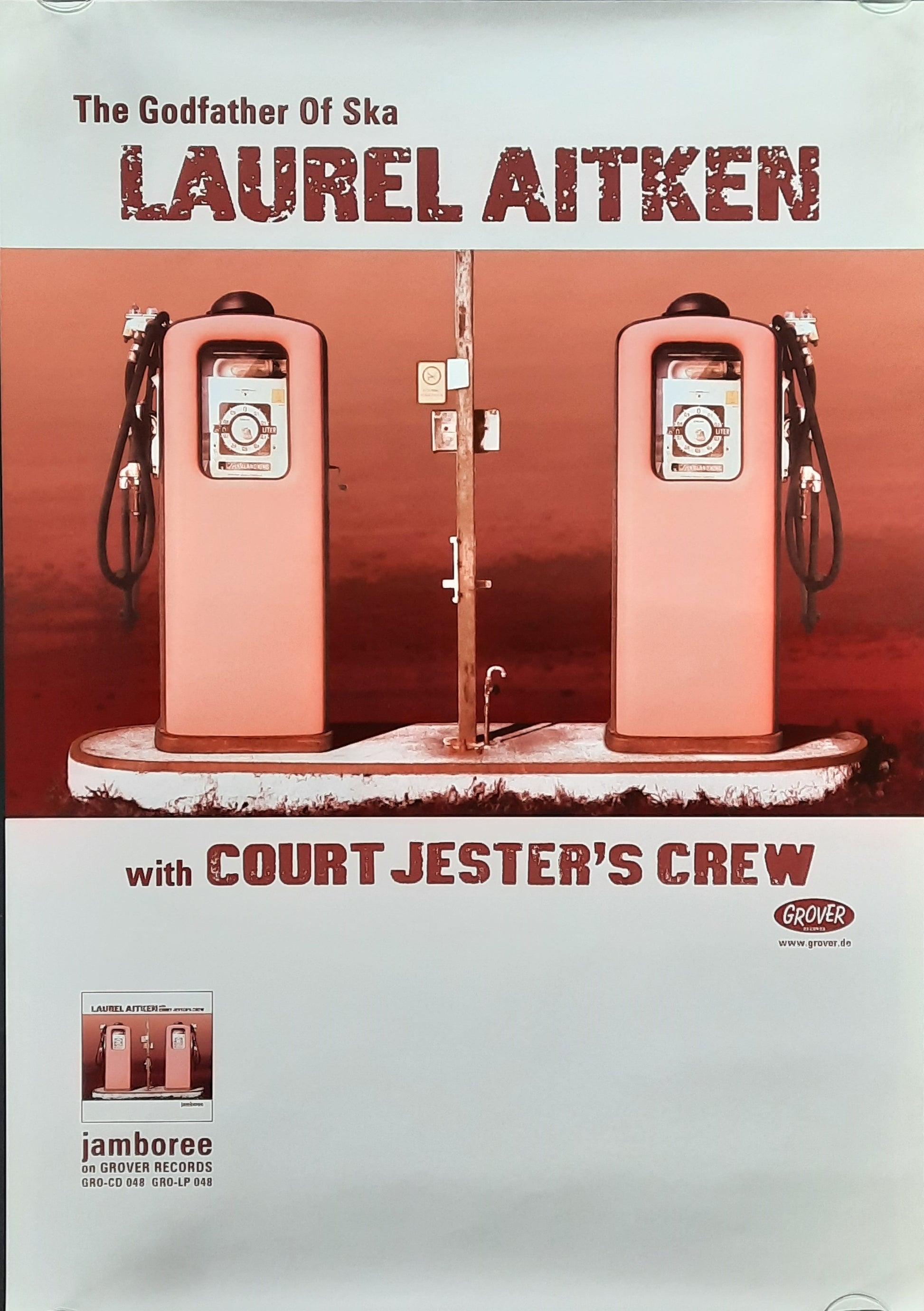 LAUREL AITKEN Original Concert Poster 2000 JAMBOREE Tour 1