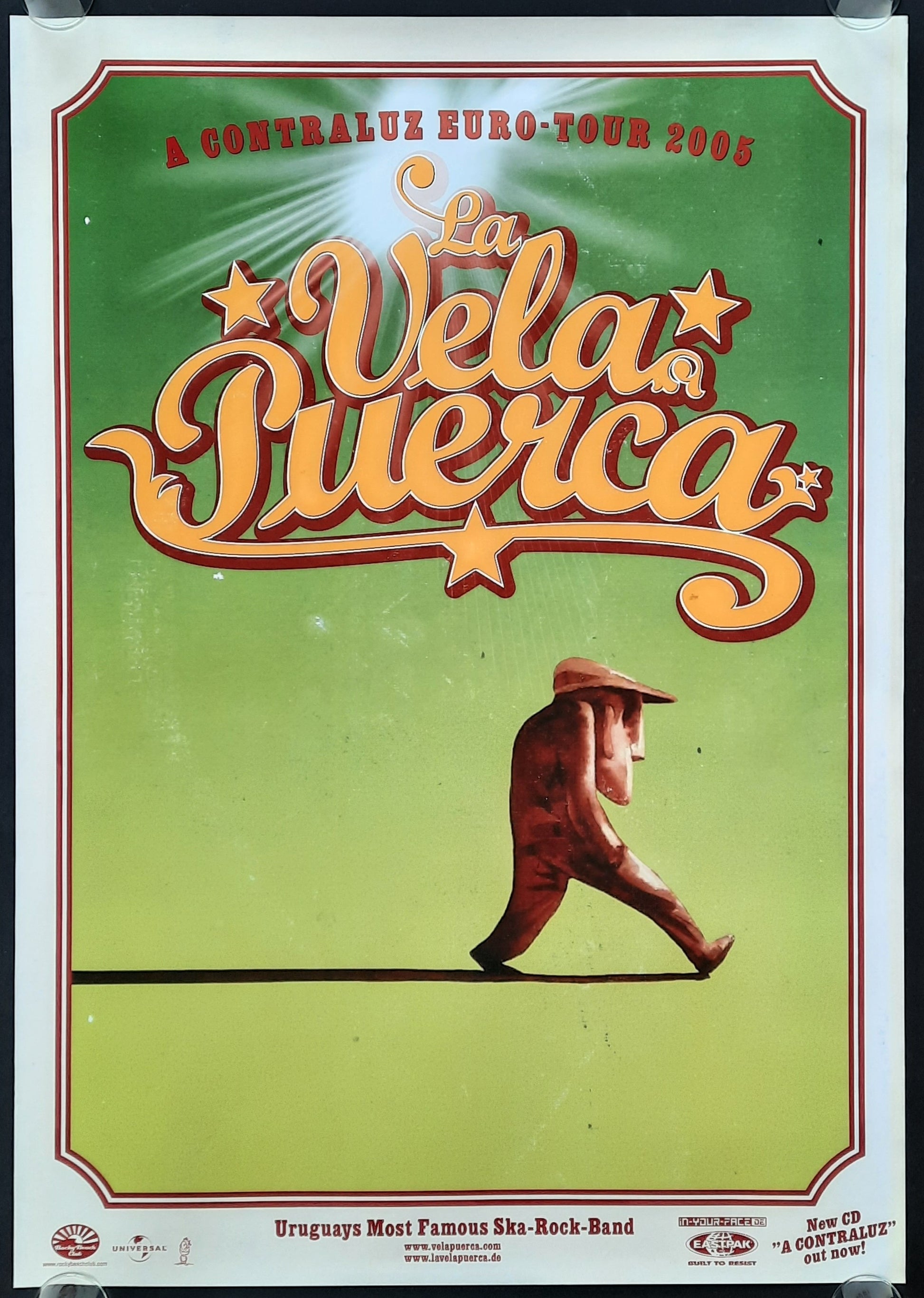 LA VELA PUERTCA Original Concert Poster 2003 European Tour 1