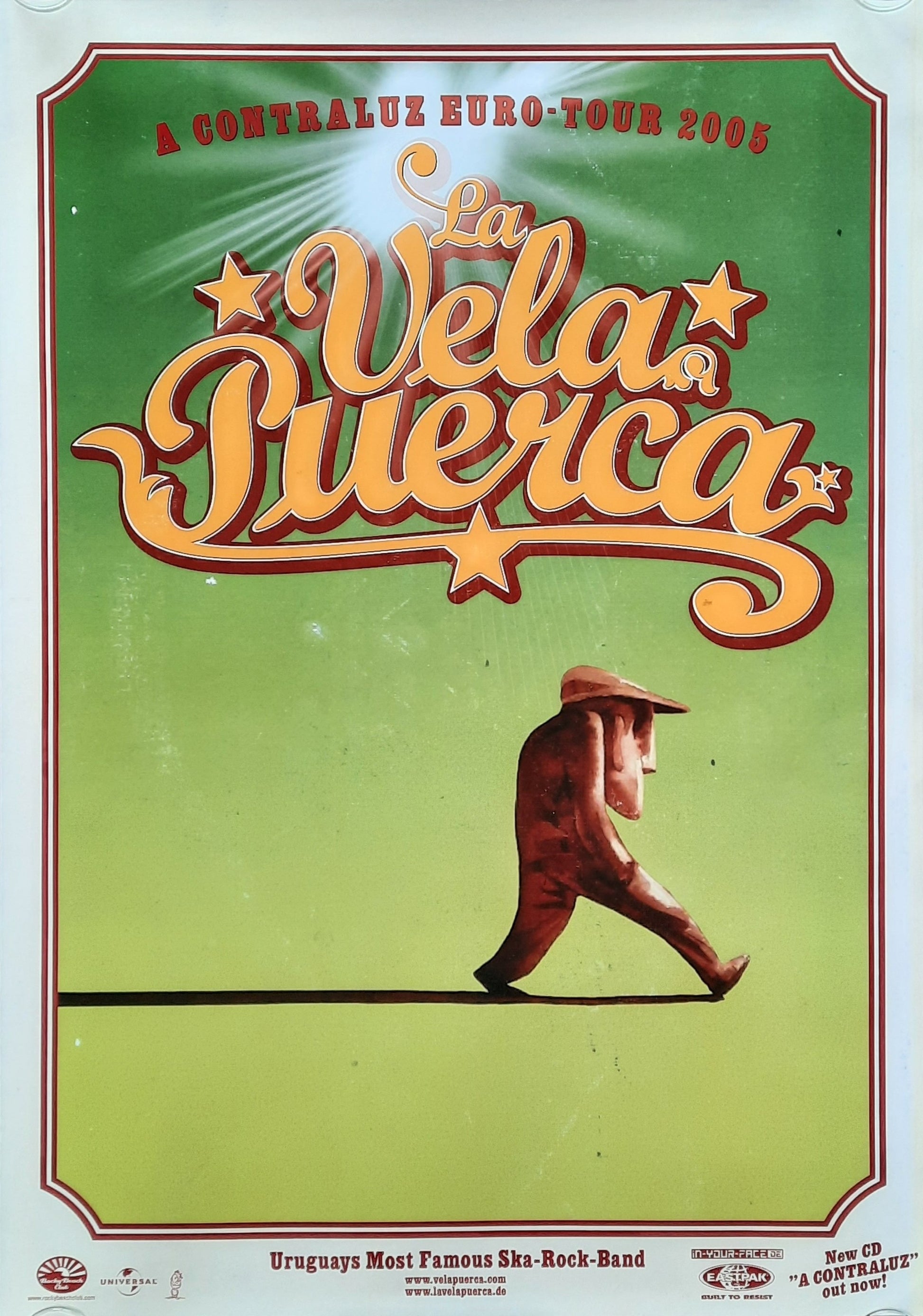 LA VELA PUERTCA Original Concert Poster 2003 European Tour 1