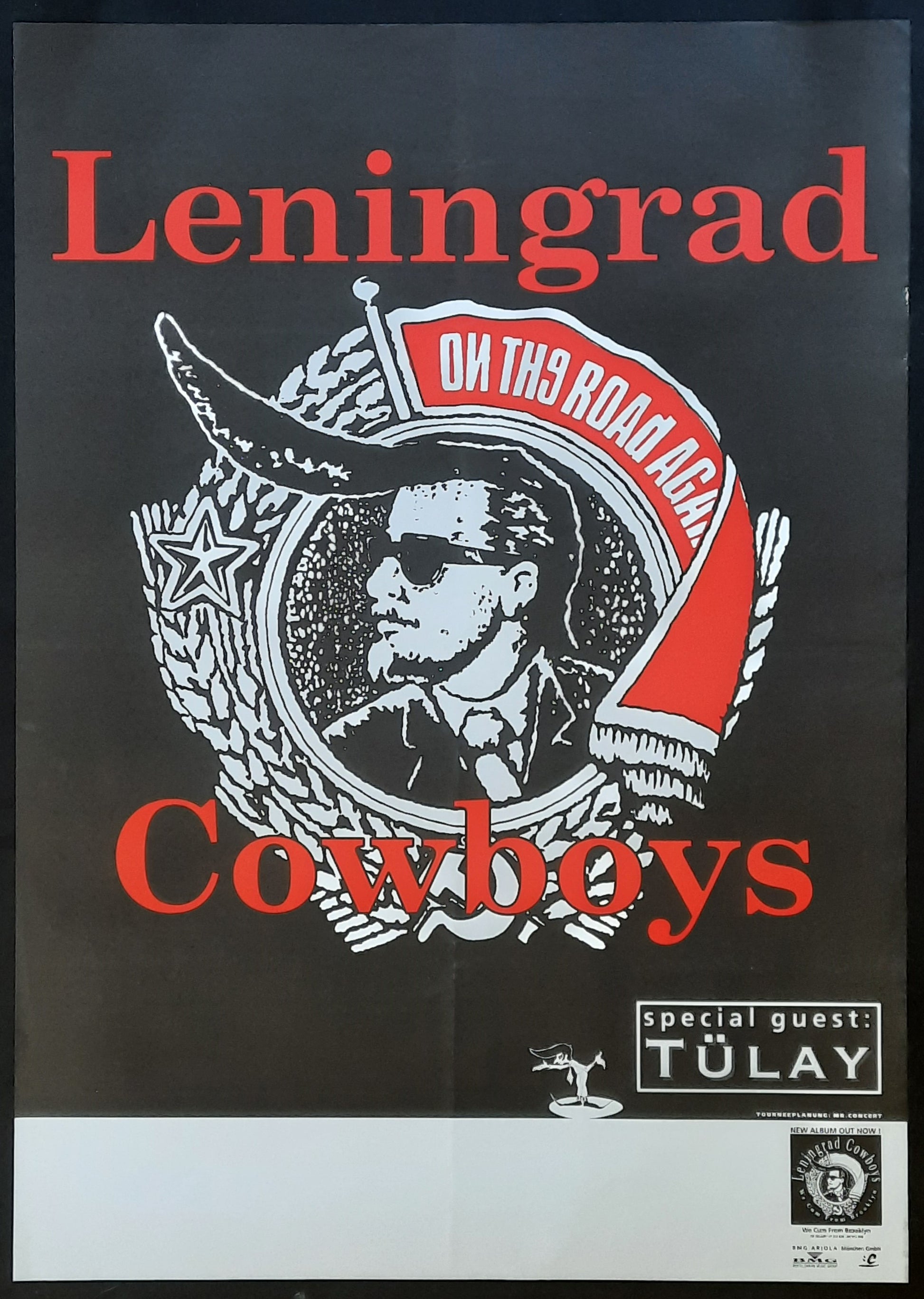 LENINGRAD COWBOYS Original Concert Poster 1995  Germany