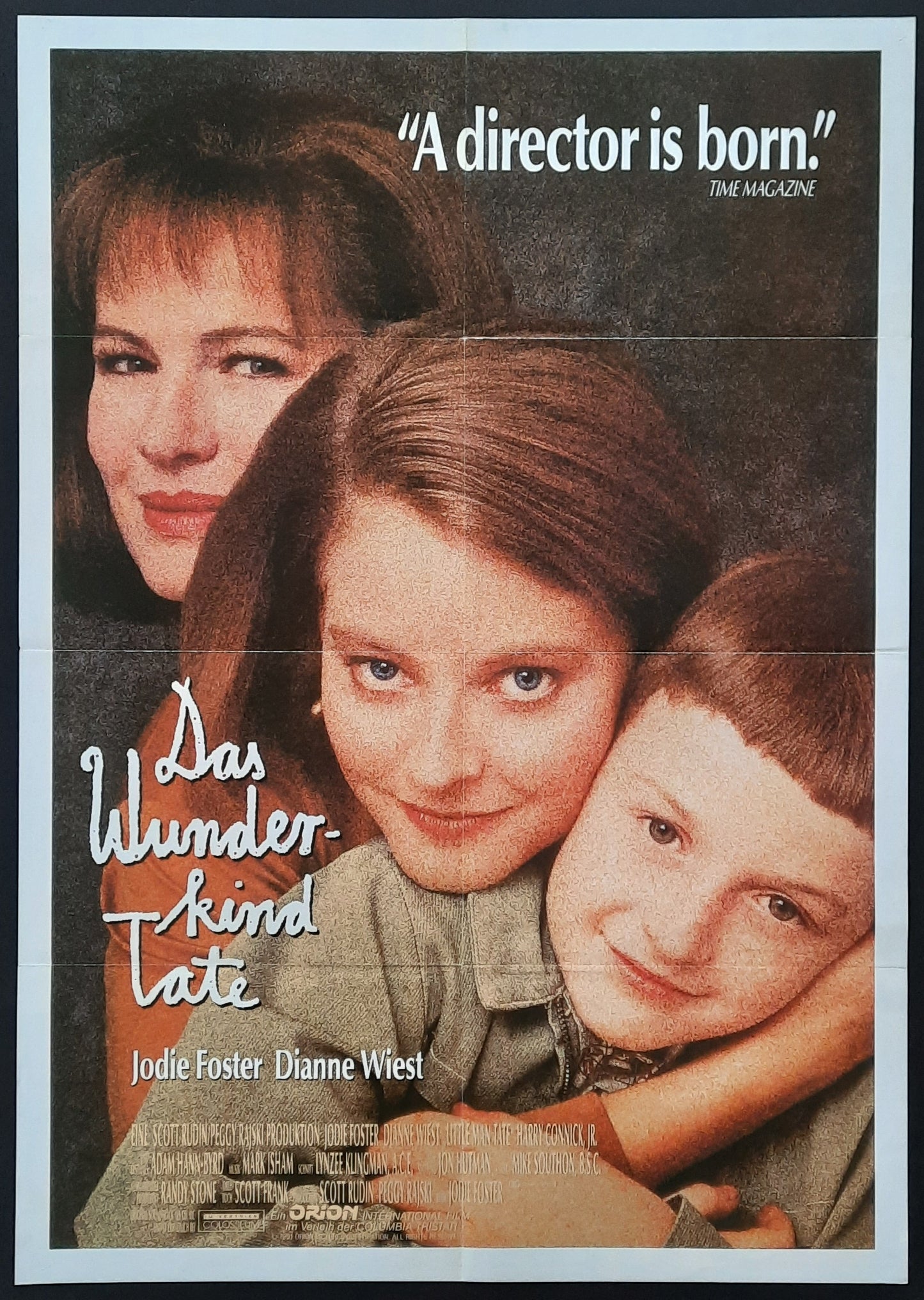 LITTLE MAN TATE Original Movie Poster 1991 Jodie Foster Dianne West German 1-Sheet