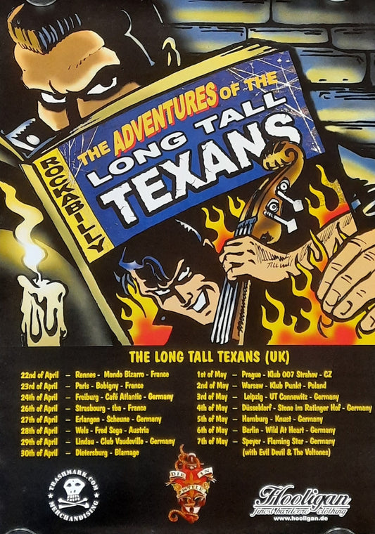 LONG TALL TEXANS Original Concert Poster 2005 World Tour 42x59c (11) 1