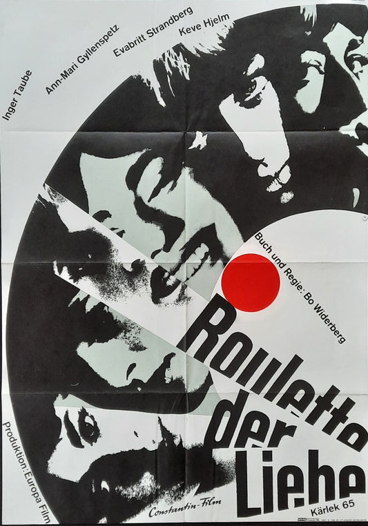 LOVE 65 Original Movie Poster 1965 Bo Wiederberg German 1-Sheet