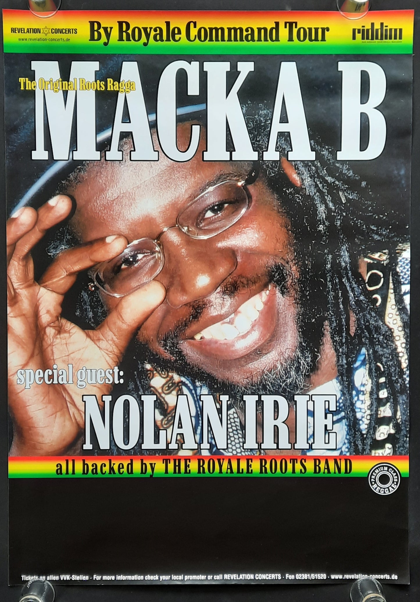 MACKA B Original Concert Poster 2003 Germany Europe