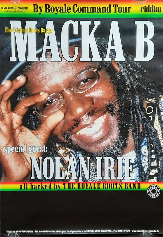 MACKA B Original Concert Poster 2003 Germany Europe 1
