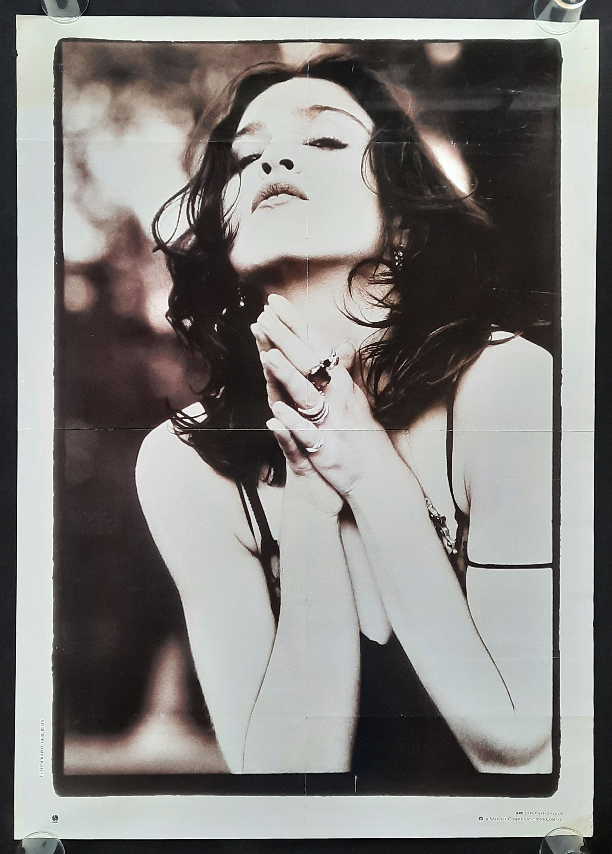 MADONNA by Herb Ritts 1989 Promotion Poster "Like a Prayer" 1st print 2