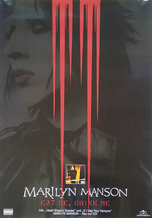 MARILYN MANSON 2007 "Eat Me, Drink Me" Album Promotion Poster 1st Print
