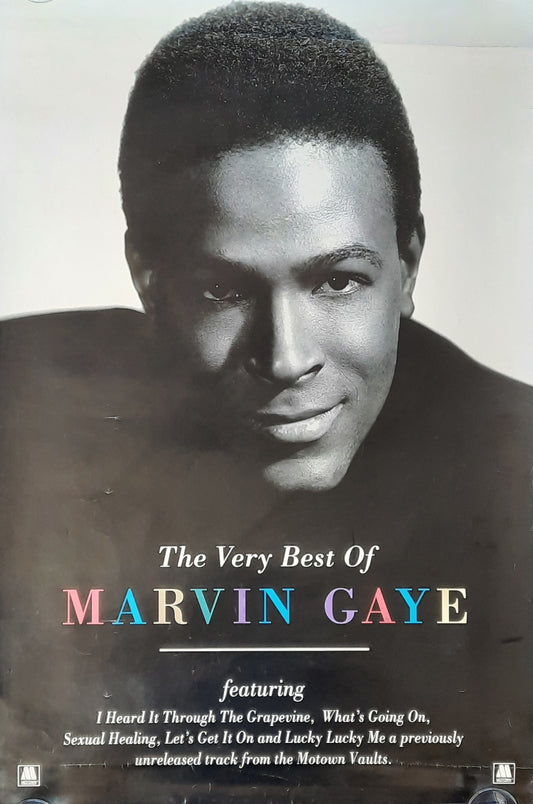MARVIN GAYE 1994 Promotion Poster Album "The Very Best of" 1st print