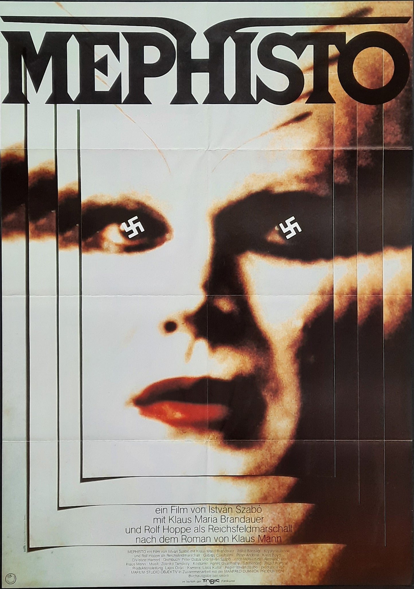 MEPHISTO 1981 István Szabó Klaus Maria Brandauer German 1-Sheet Movie Poster