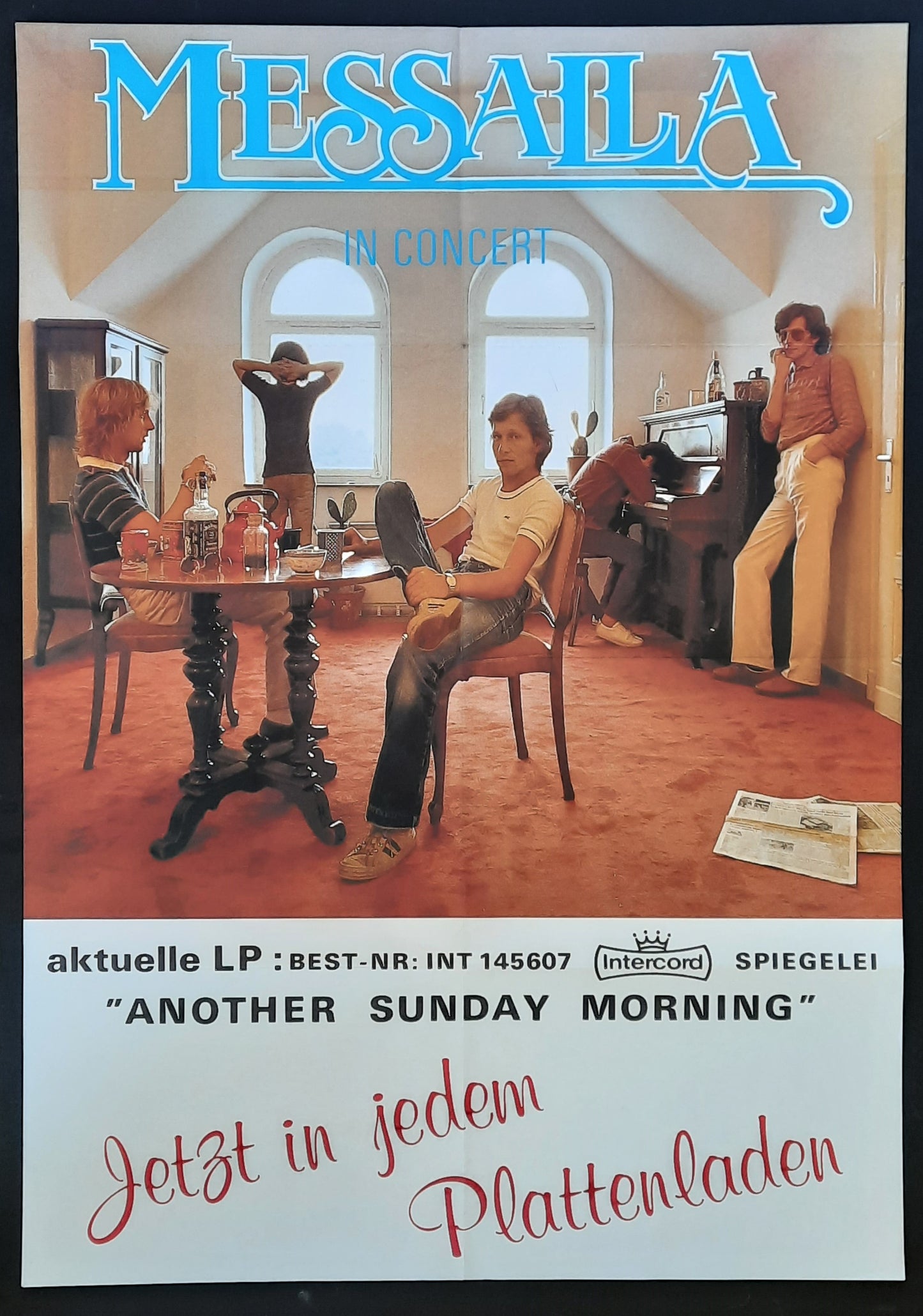 MESSALLA Original Promotion Poster - 1979 Album ANOTHER SUNDAY MORNING