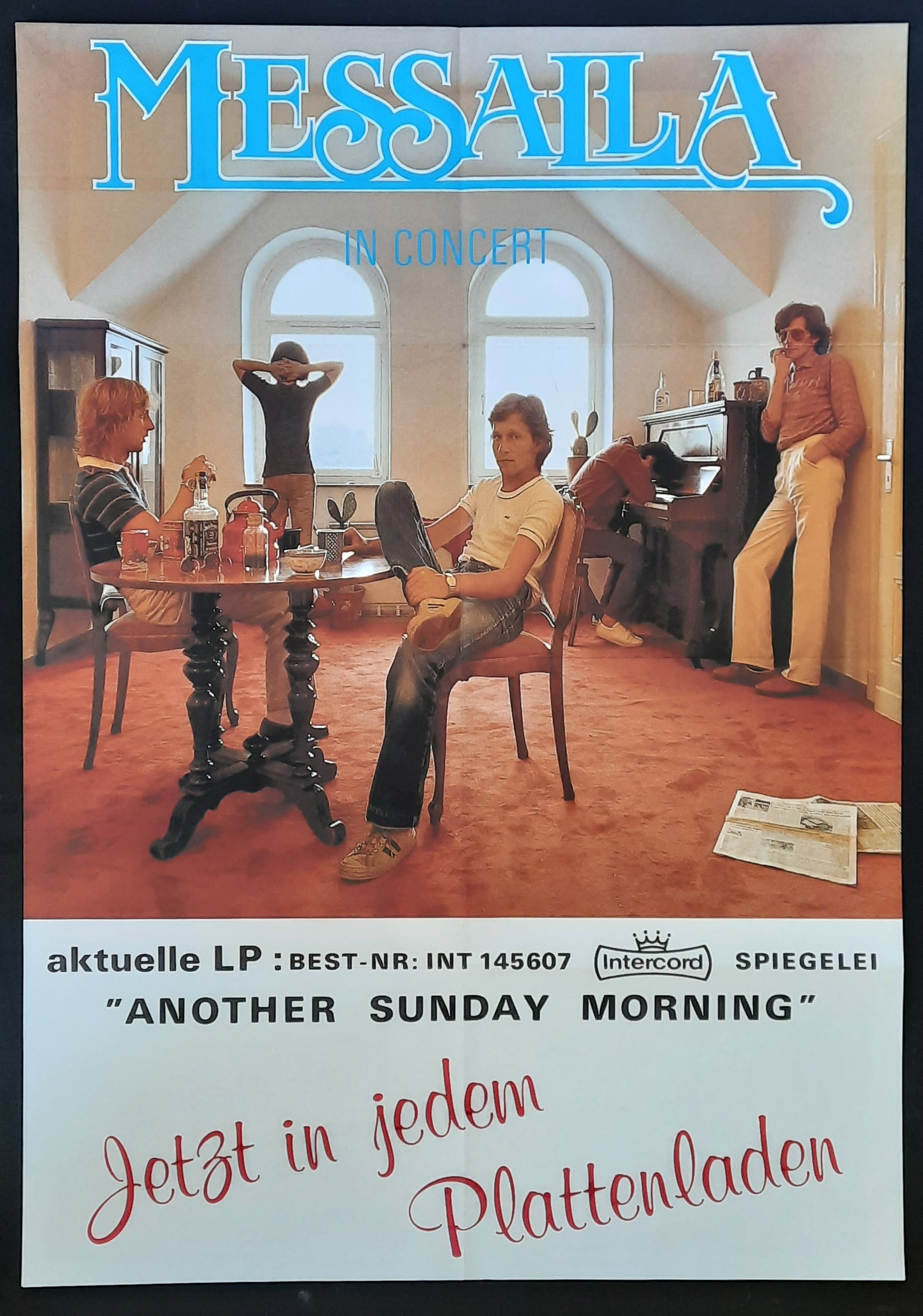 MESSALLA Original Promotion Poster - 1979 Album ANOTHER SUNDAY MORNING