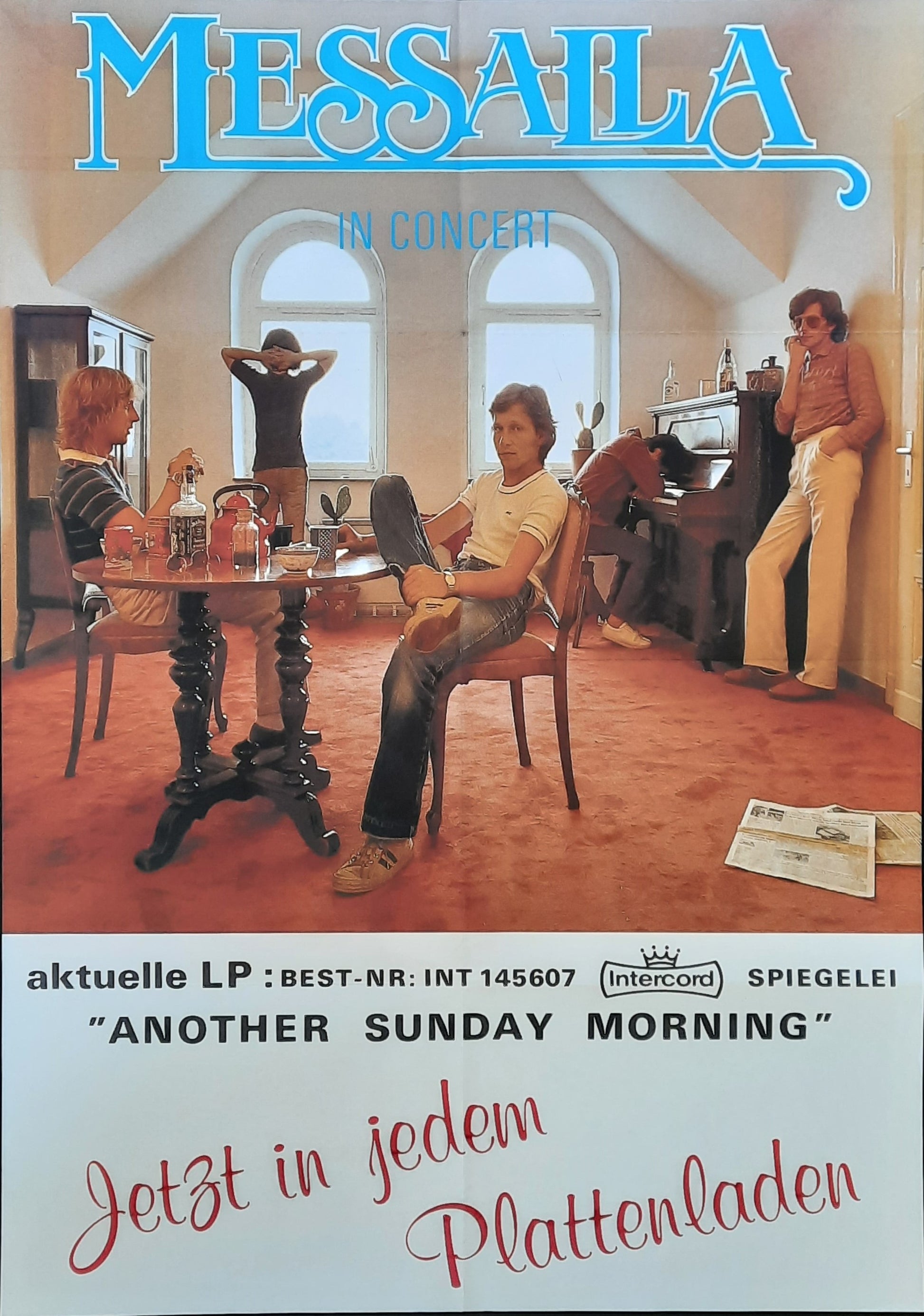 MESSALLA Original Promotion Poster - 1979 Album ANOTHER SUNDAY MORNING 1