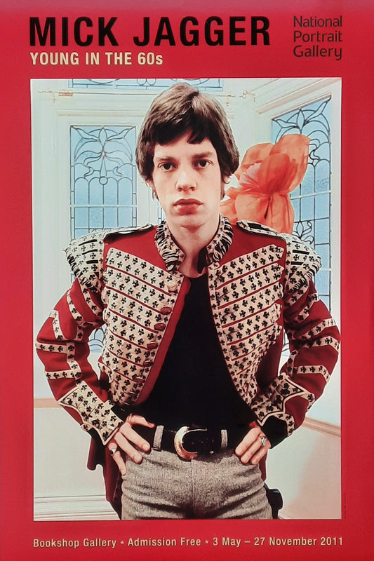 MICK JAGGER - "Young in the 60s" 2011 Exhibition Poster by National Portrait Gallery