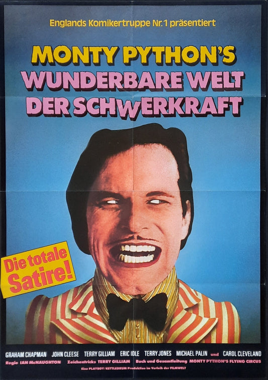 MONTY PHYTHON'S - AND NOW FOR SOMETHING COMPLETELY DIFFERENT Original Movie Poster 1971 John Cleese German 1-Sheet