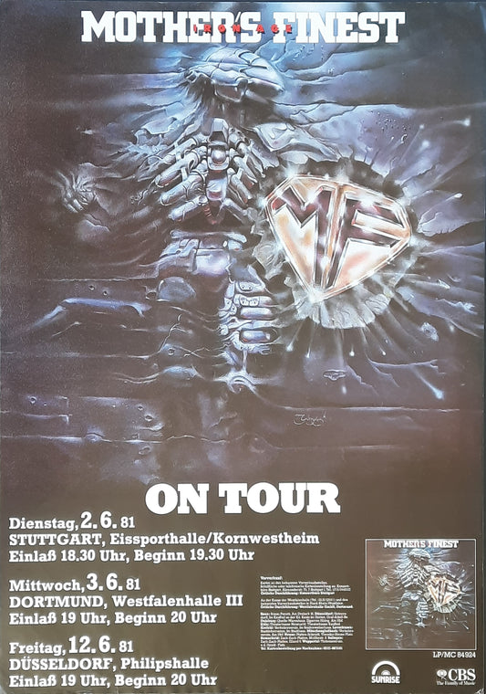 MOTHERS FINEST Original Concert Poster 1981 Germany 1