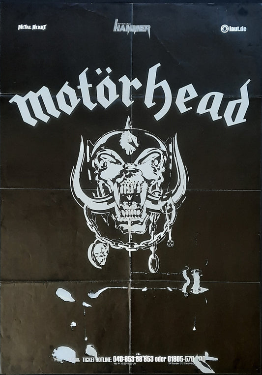 MOTÖRHEAD Original Concert Poster 1990 Germany 1