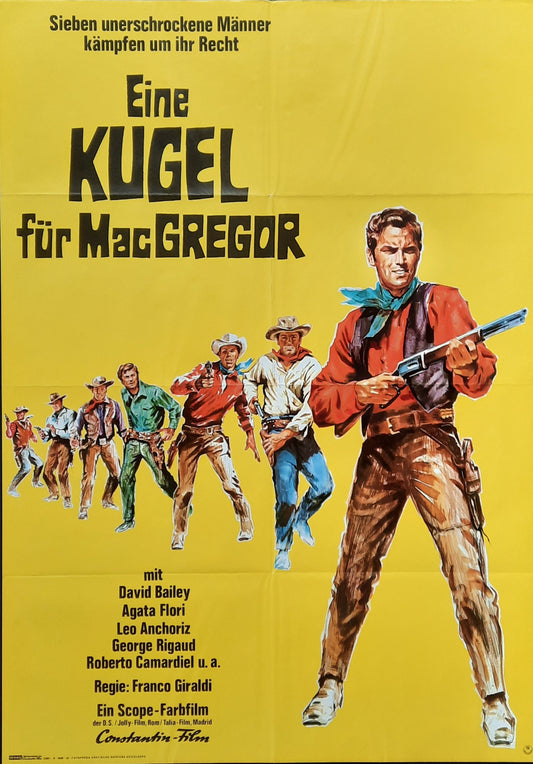 MacGREGOR Original Movie Poster 1966 David Bailey German 1 Sheet