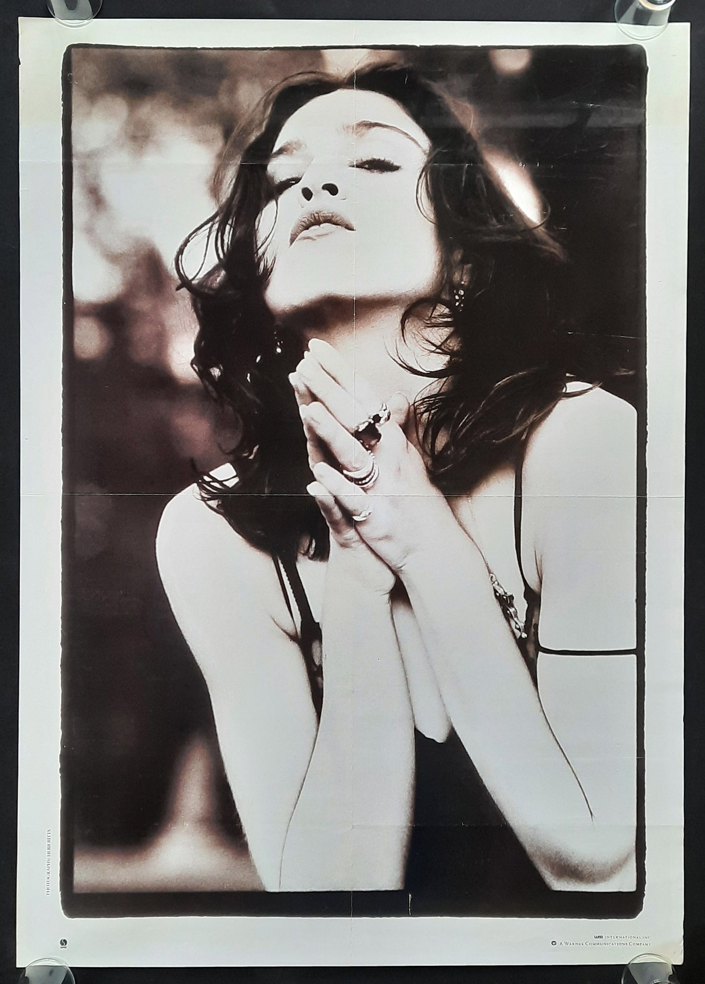 MADONNA by Herb Ritts 1989 Promotion Poster "Like a Prayer" 1st print