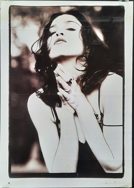 MADONNA by Herb Ritts 1989 Promotion Poster "Like a Prayer" 1st print