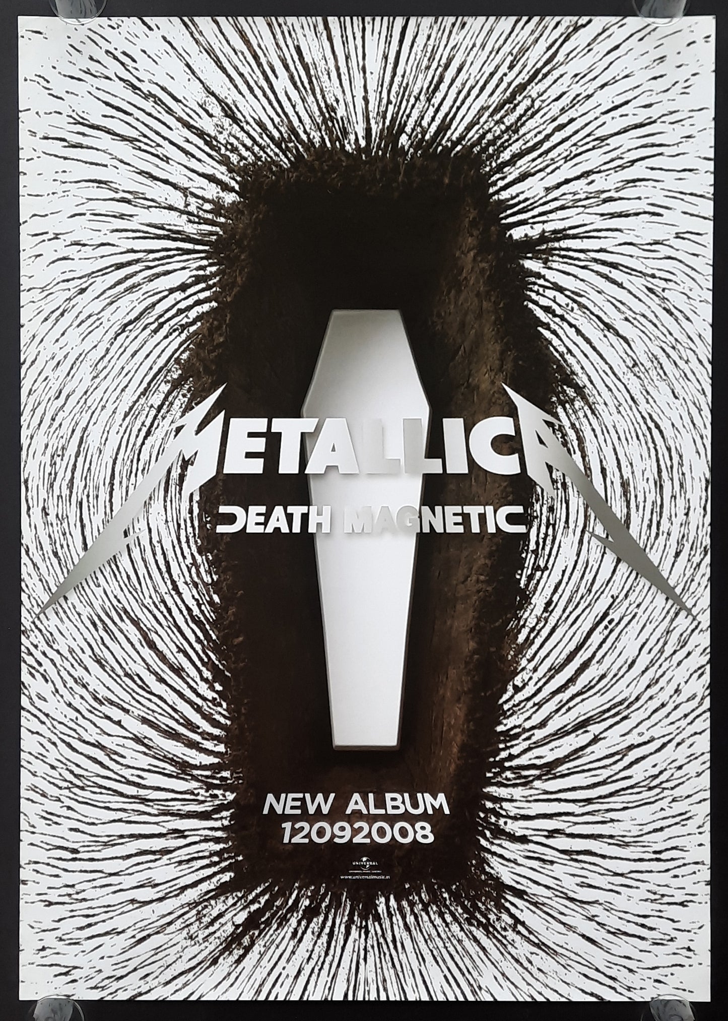 METALLICA 2008 Promotion Poster Album "Death Magnetic" 1st print