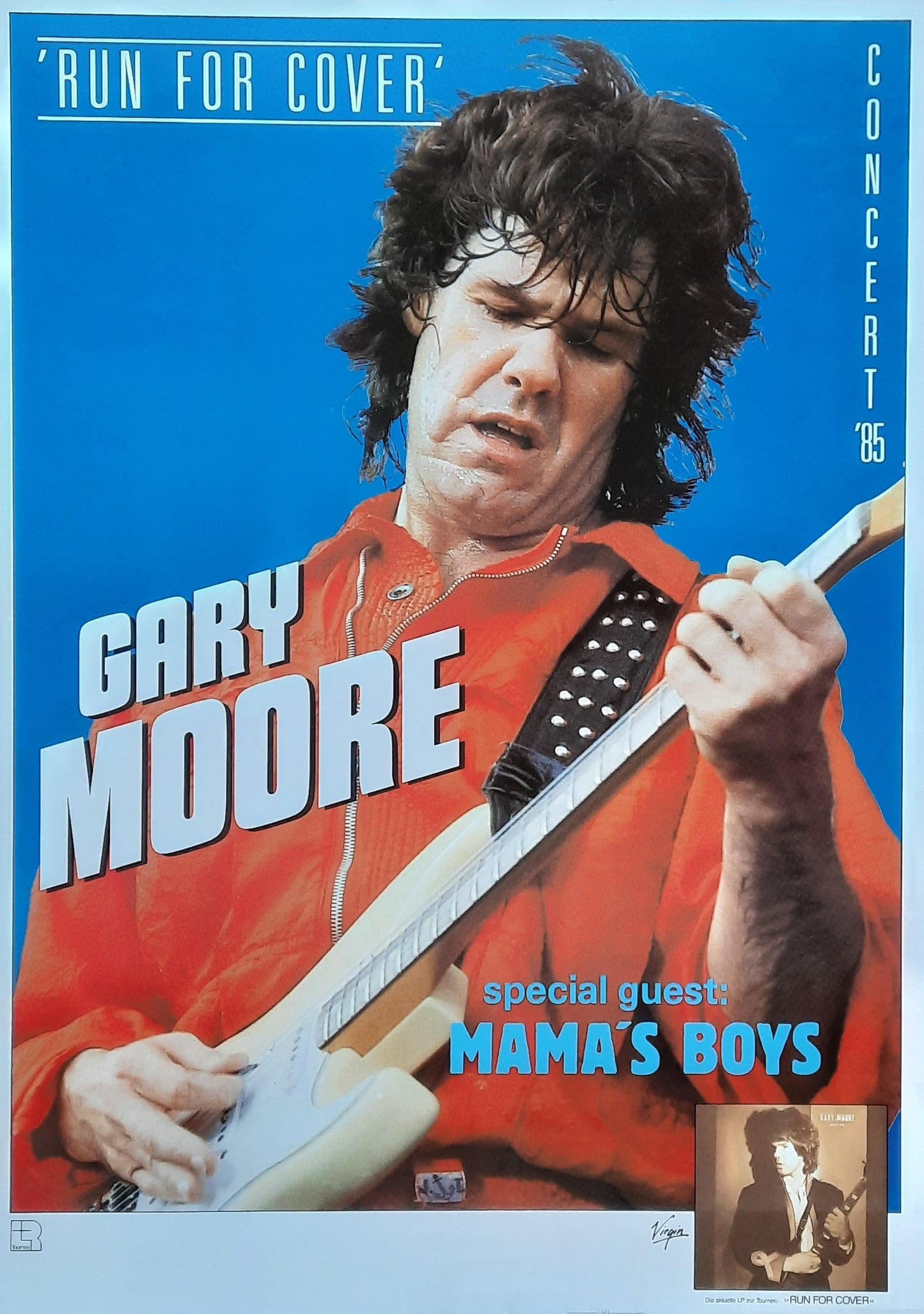 GARY MOORE 1985 Concert Poster Germany