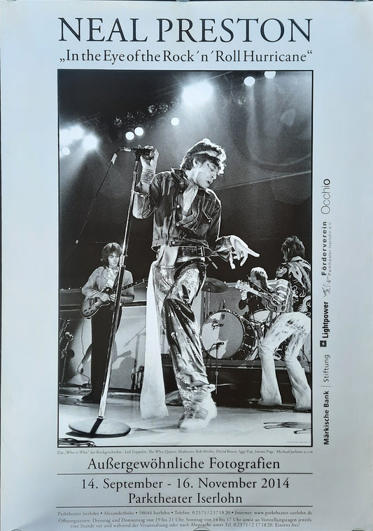 NEAL PRESTON Original Exhibition Poster 2014 Iserlohn Germany SUBWAY POSTER 1