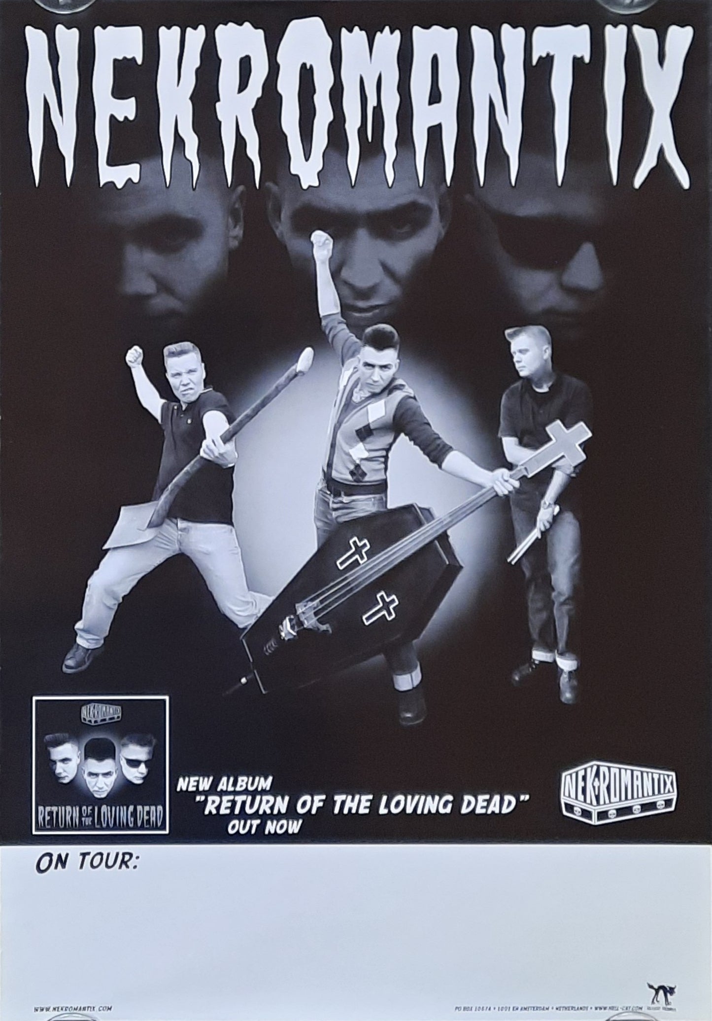 NEKROMANTIX Original Concert Poster 2002 Return Of The Loving Dead Tour 42x59b (6) 1