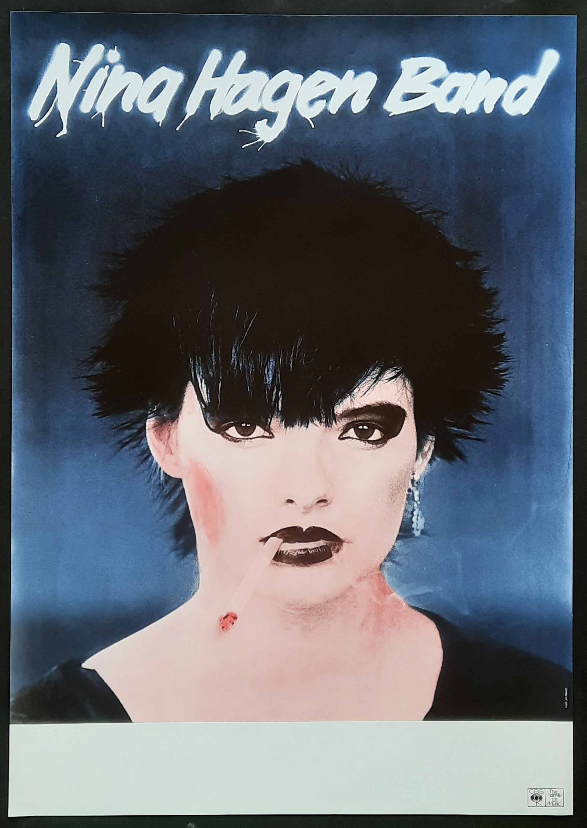 NINA HAGEN Original Concert Poster 1978 (blank) Germany