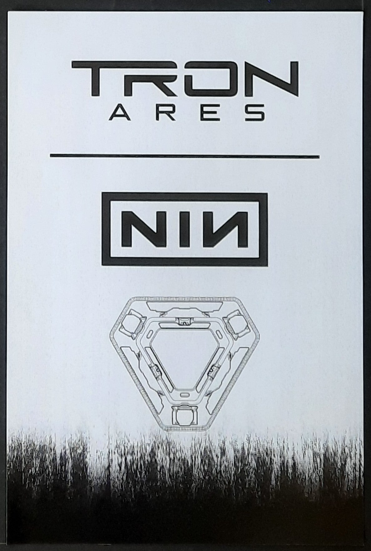 NINE INCH NAILS 2025 Original Promotion Poster - Album TRON ARES 30,5x45,5