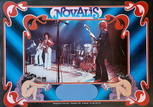 NOVALIS Original Concert Poster 1977 Germany 1