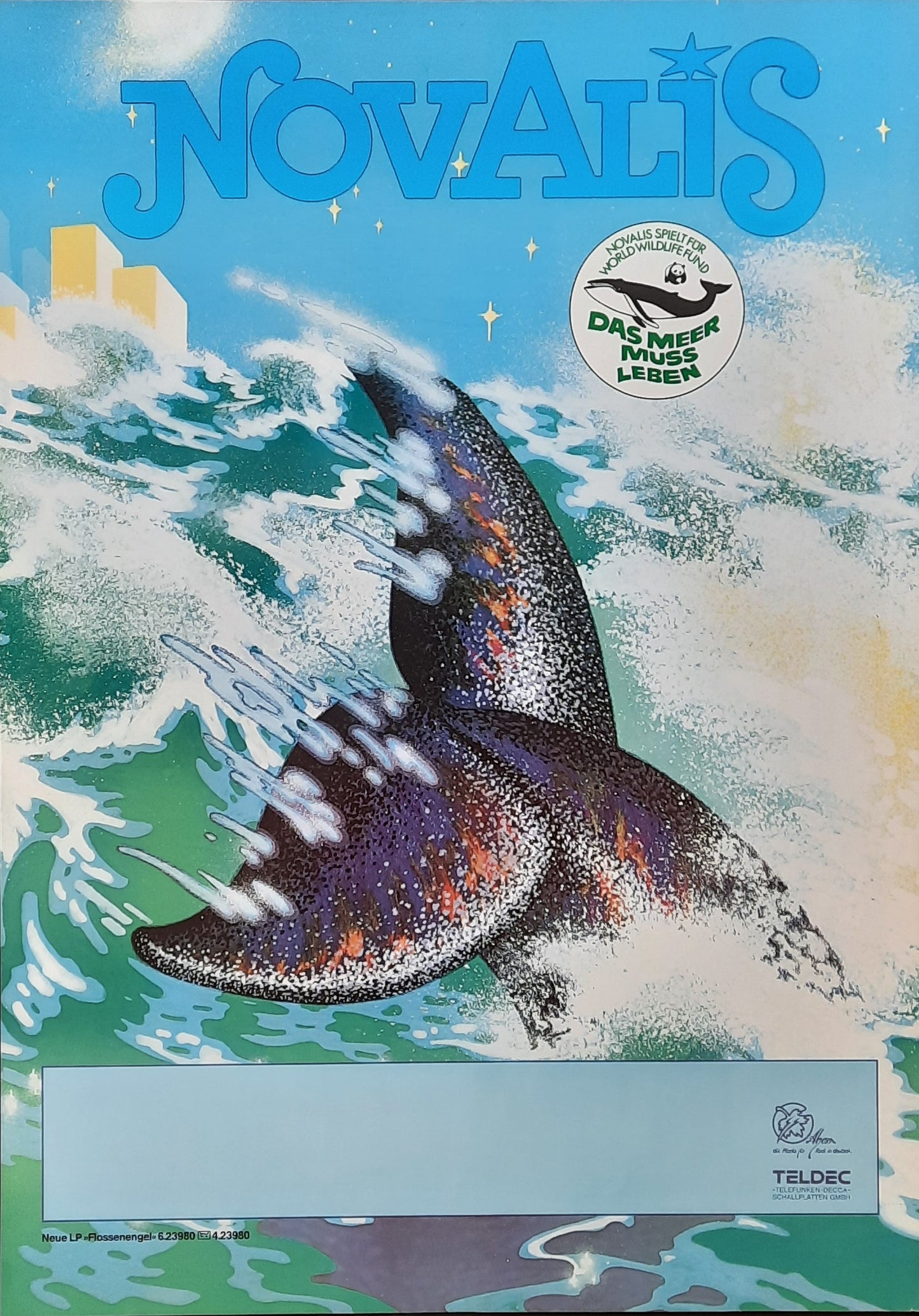 NOVALIS Original Concert Poster 1979 Germany 1