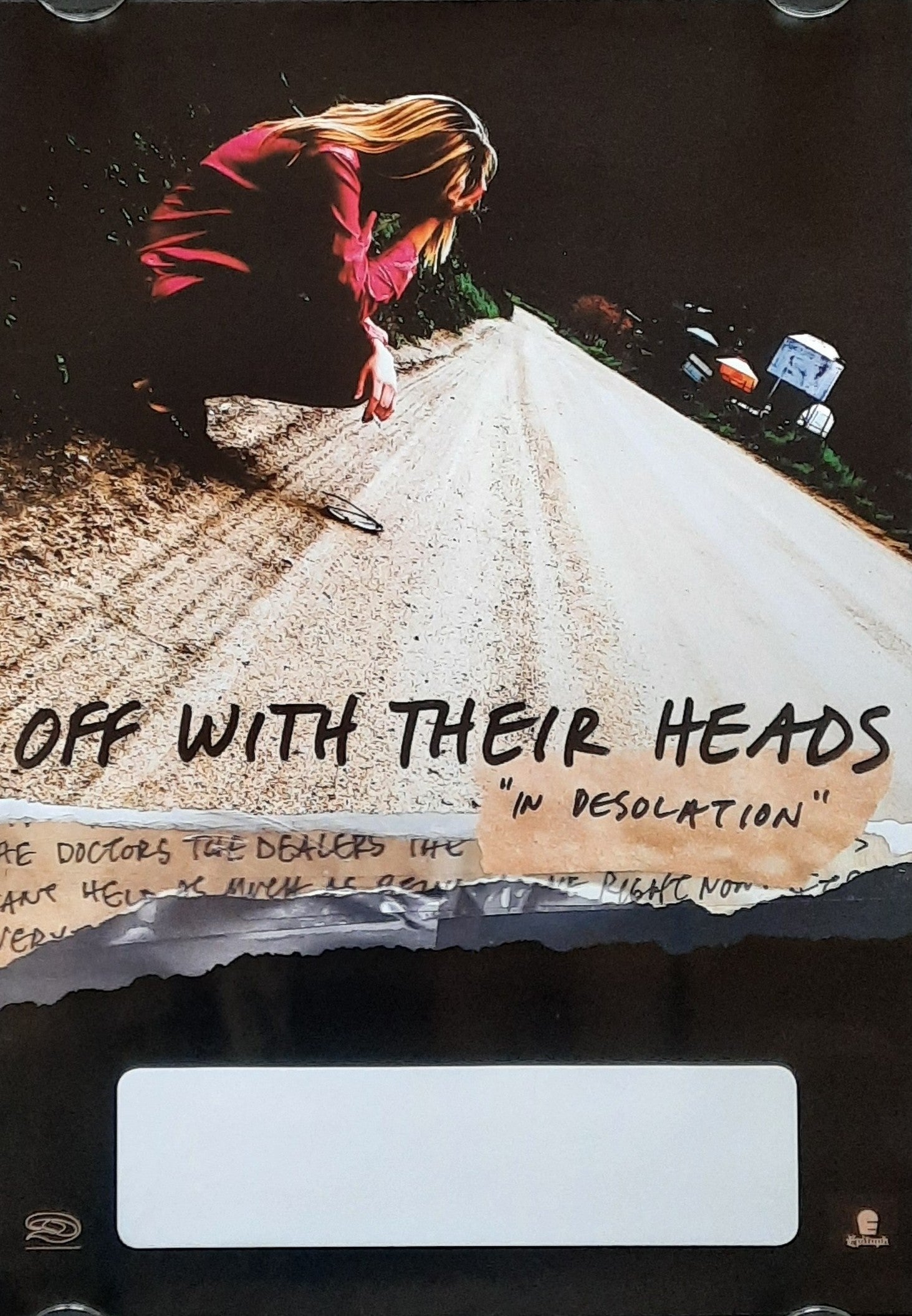 OFF WITH THEIR HEADS Original Concert Poster 2010 In Desolation Tour 42x59c (5) 1