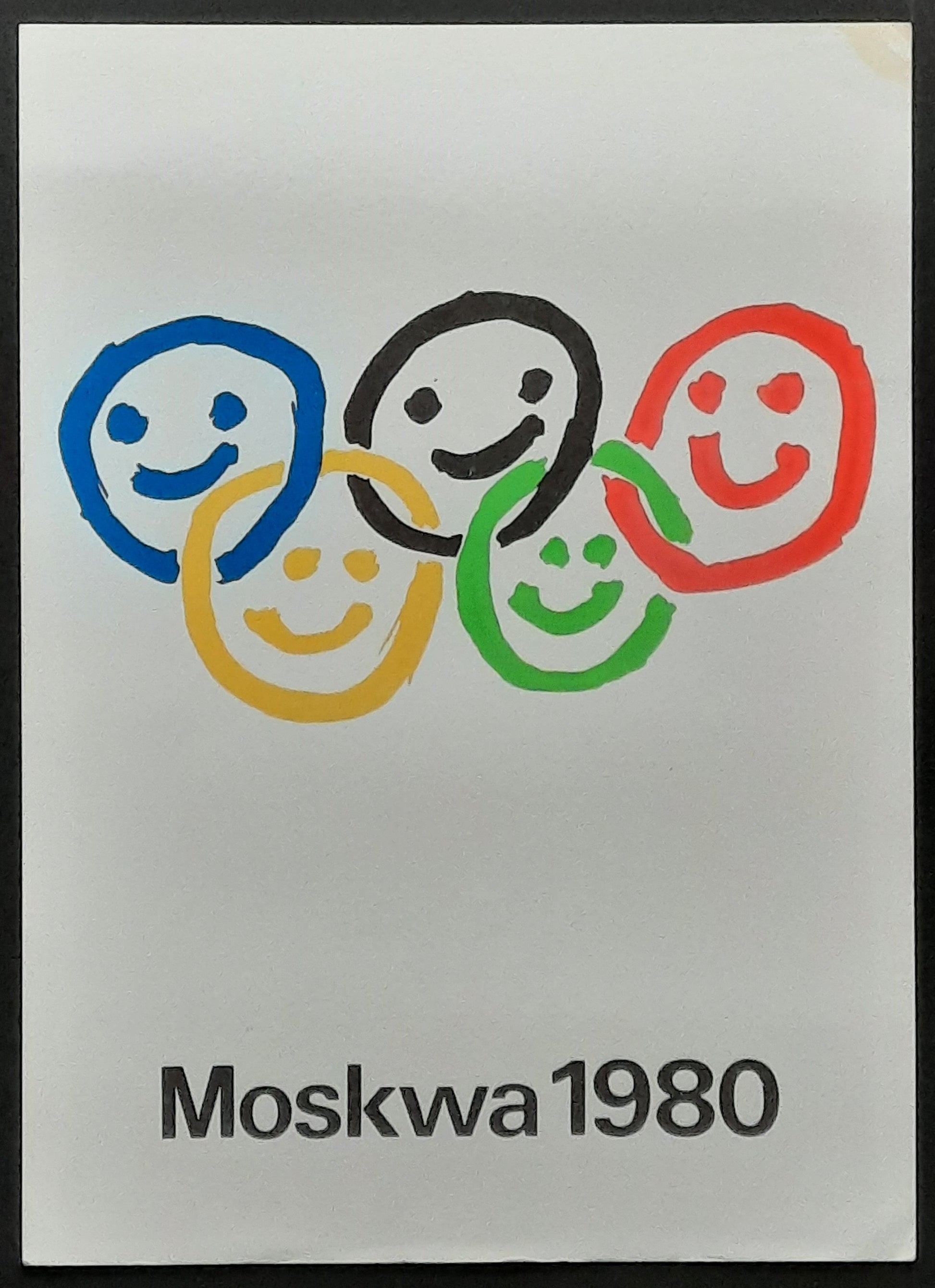 OLYMPIA Moskow 1980 Advertising Poster vintage original 2