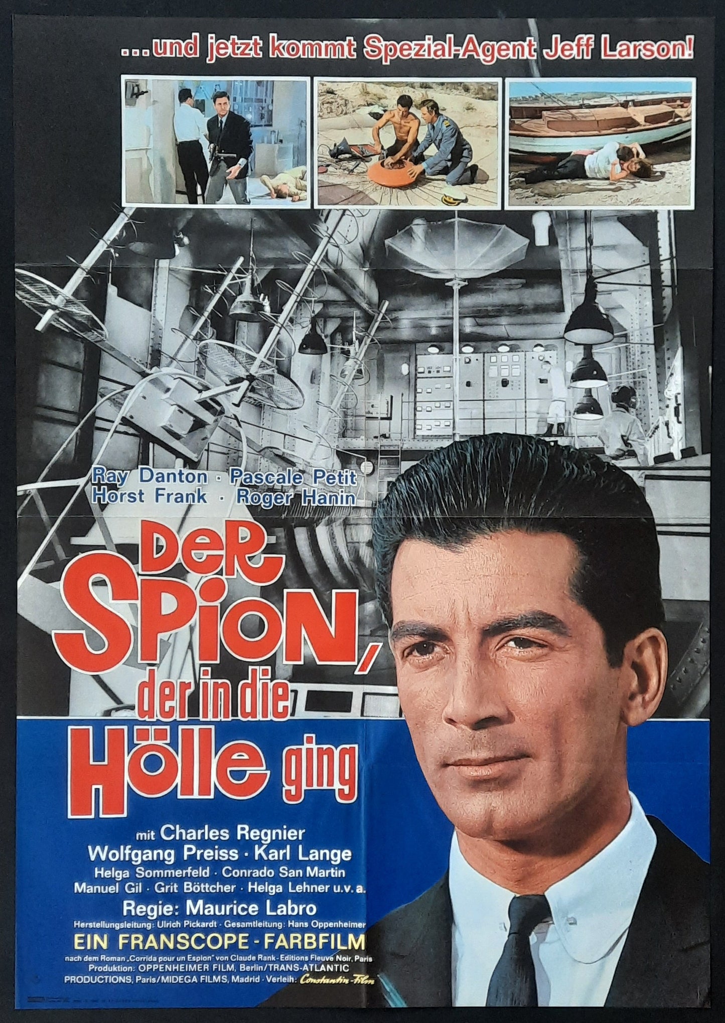 OPERATION CROSSBOW Original Movie Poster 1966 Maurice Labro German 1-Sheet Poster