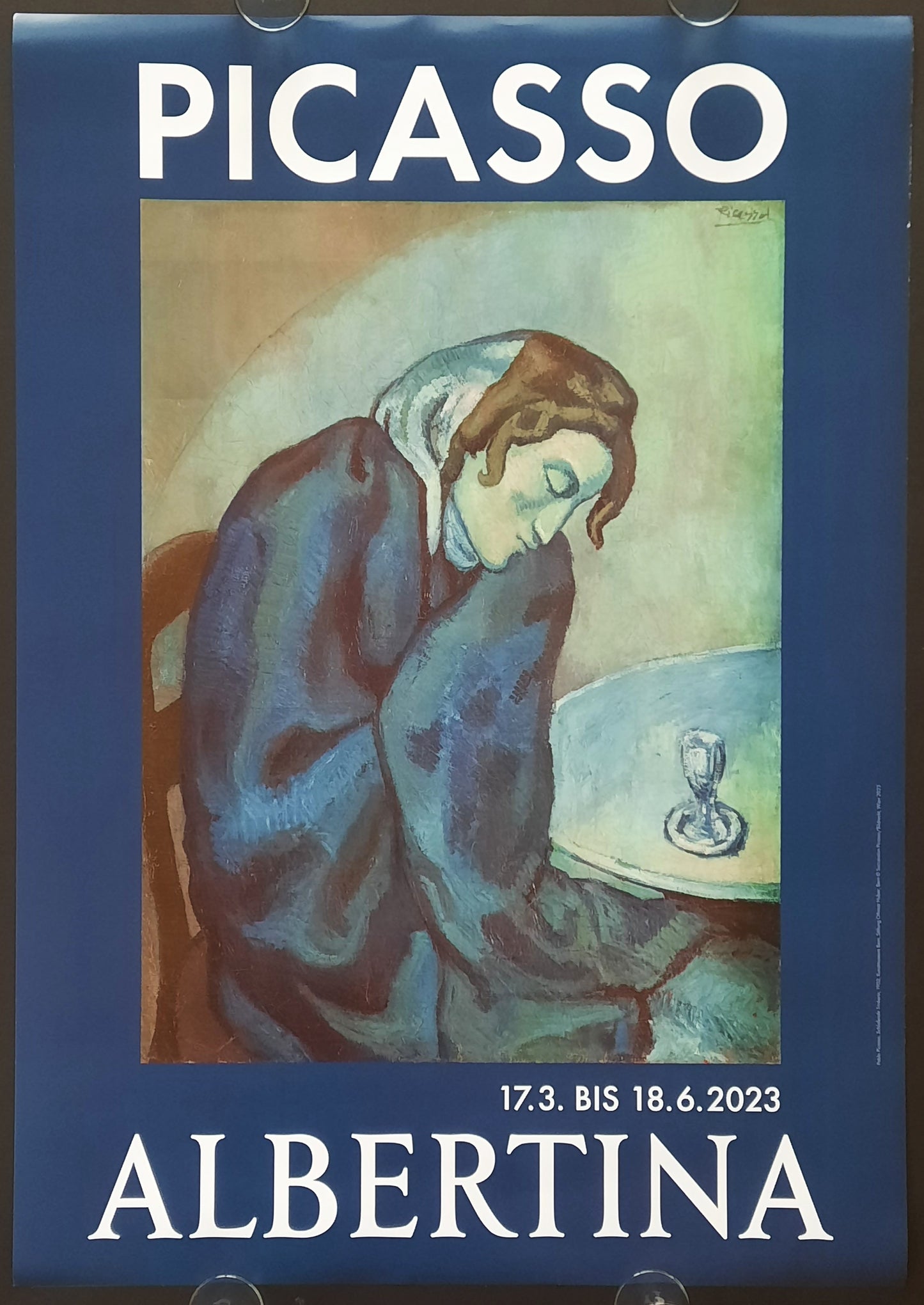 PABLO PICASSO Original Exhibition Poster 2023 Albertina Vienna Austria 1