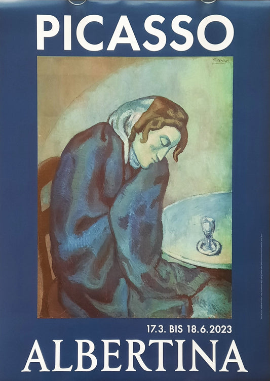 PABLO PICASSO Original Exhibition Poster 2023 Albertina Vienna Austria 1