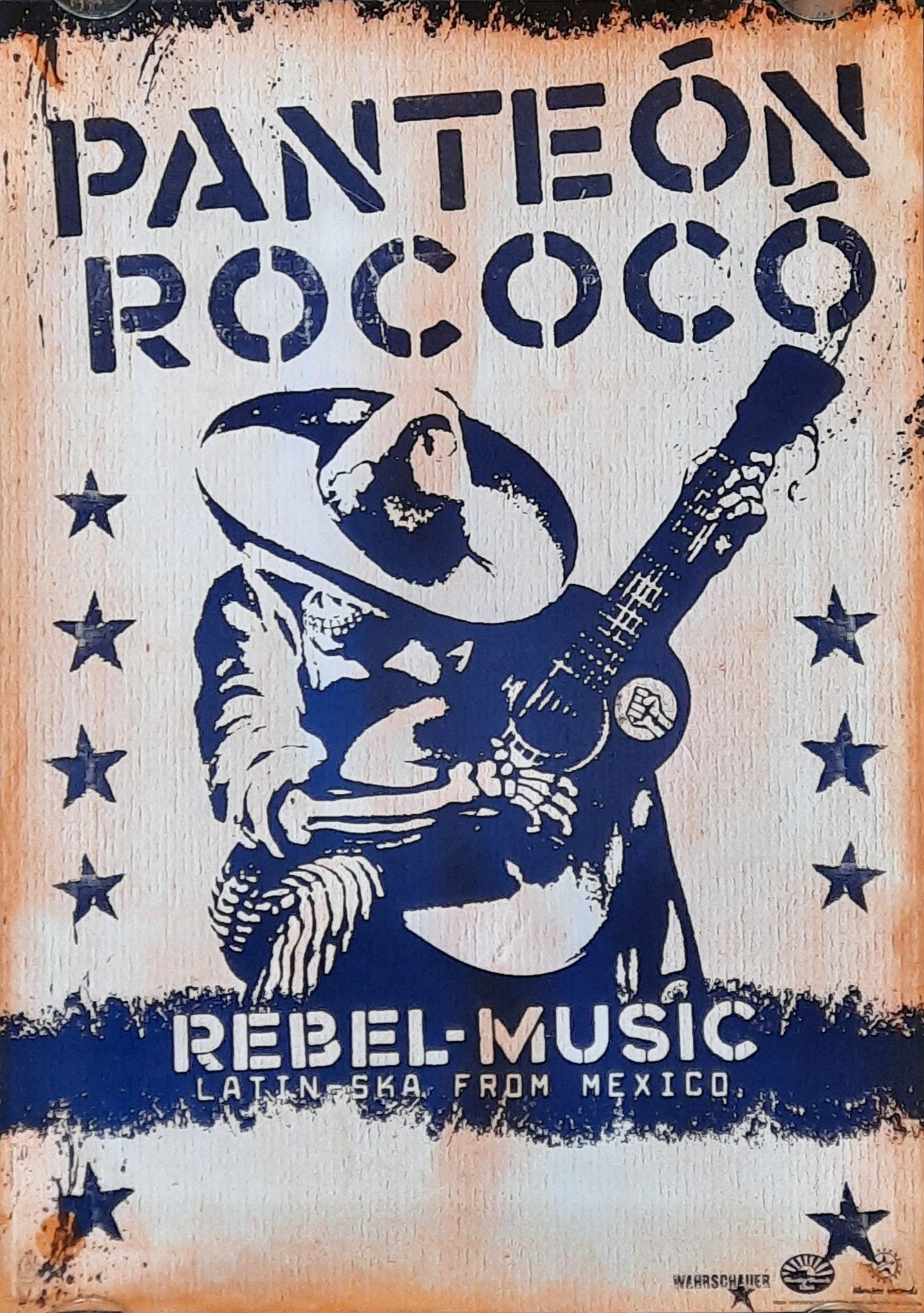 PANTEÓN ROCOCÓ Original Concert Poster 2000s World Tour 42x59b (3) 1