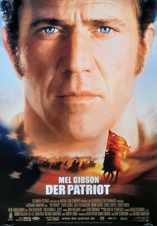 PATRIOT Original Movie Poster 2000 Mel Gibson German 1-Sheet ROLLED 1