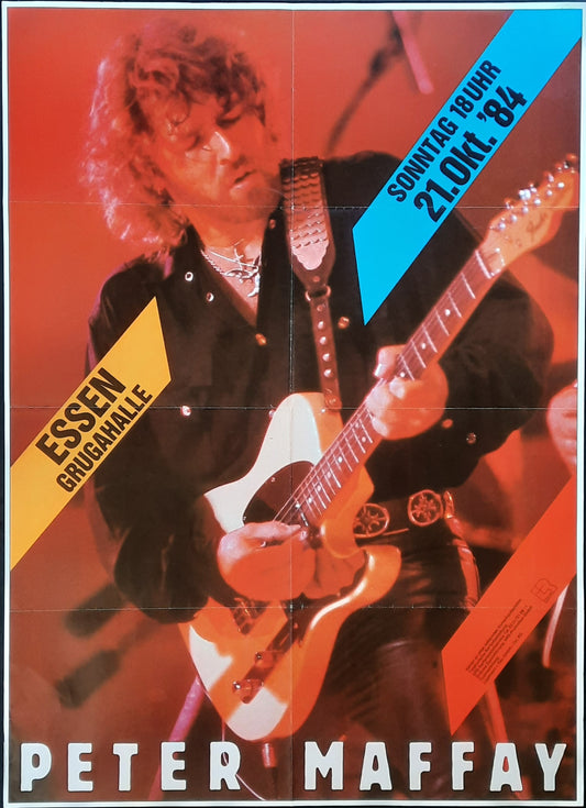 PETER MAFFAY Original Concert Poster October 21, 1984 Essen Germany 1