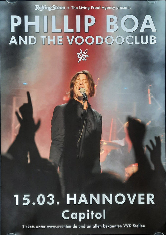PHILLIP BOA Original Concert Poster March 15, 2020 Hannover Germany