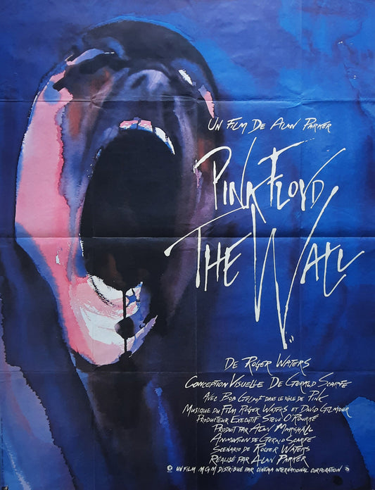 PINK FLOYD 1982 Original "The Wall" Cannes Movie-Poster XXXL-SUBWAY 46 x 62 1st Print