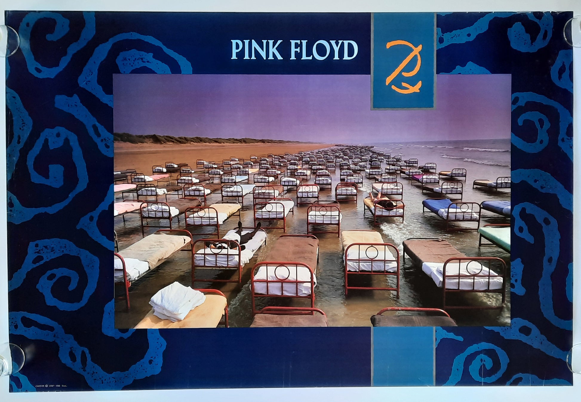 PINK FLOYD 1987 Original Promotion Poster "A Momentary..." Alternate Design RARE!!! 2