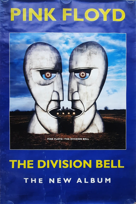 PINK FLOYD 1994 Original EMI Promotion Poster "Division Bell" SUBWAY