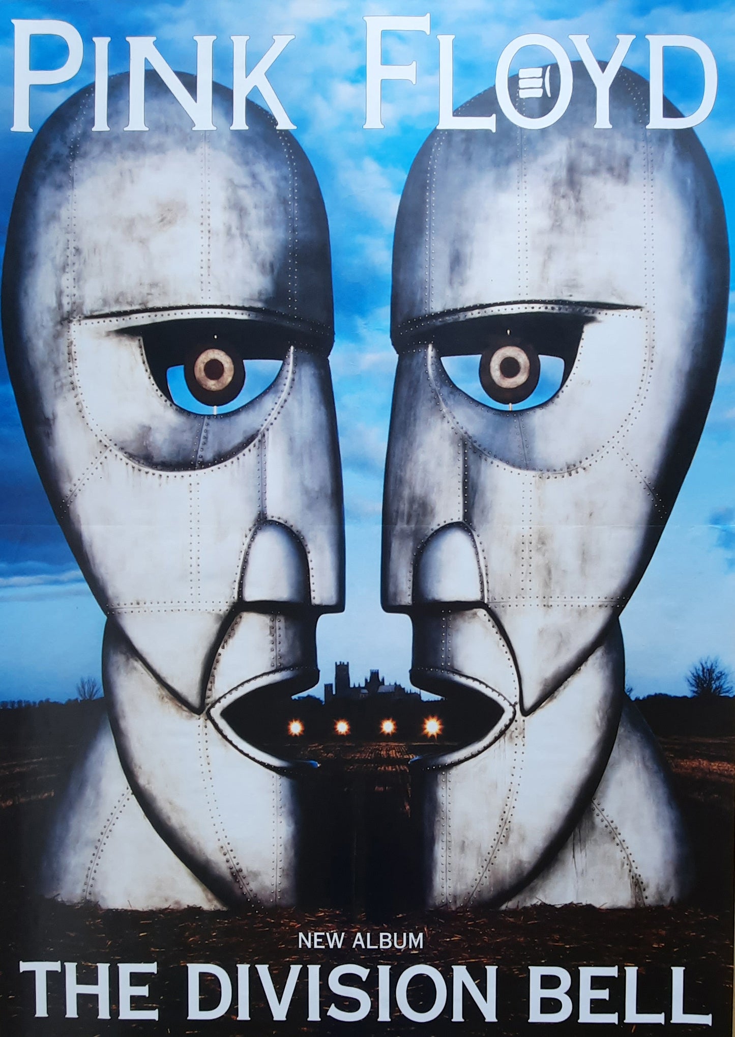 PINK FLOYD 1994 Original Promotion Poster "Division Bell" XXXL-SUBWAY POSTER 46 x 66 inch 1st Print