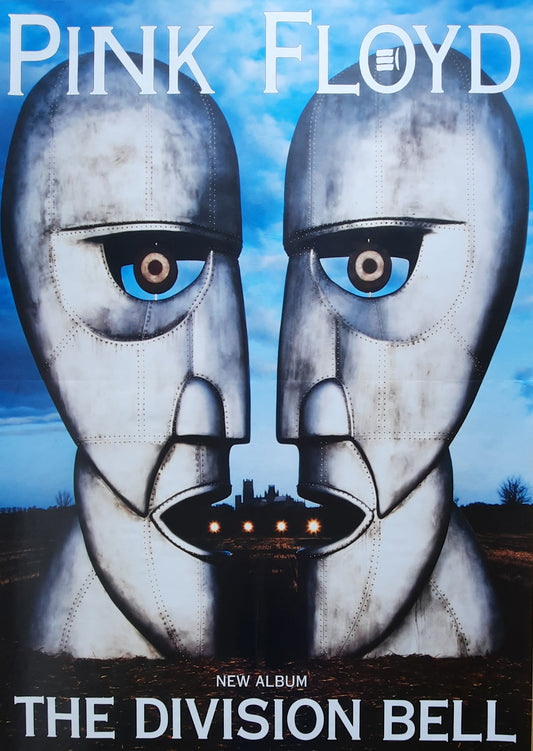 PINK FLOYD 1994 Original Promotion Poster "Division Bell" XXXL-SUBWAY POSTER 46 x 66 inch 1st Print