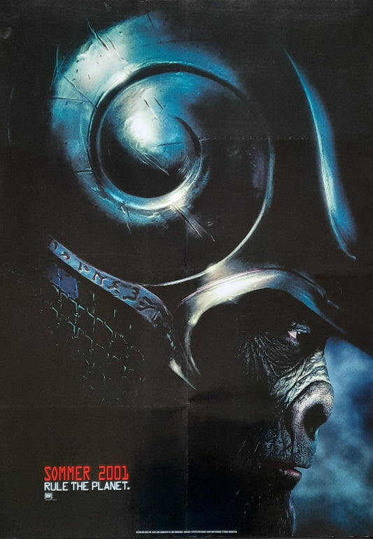 PLANET OF THE APES Original Movie Poster Teaser 2001 Tim Burton Mark Wahlberg Germany