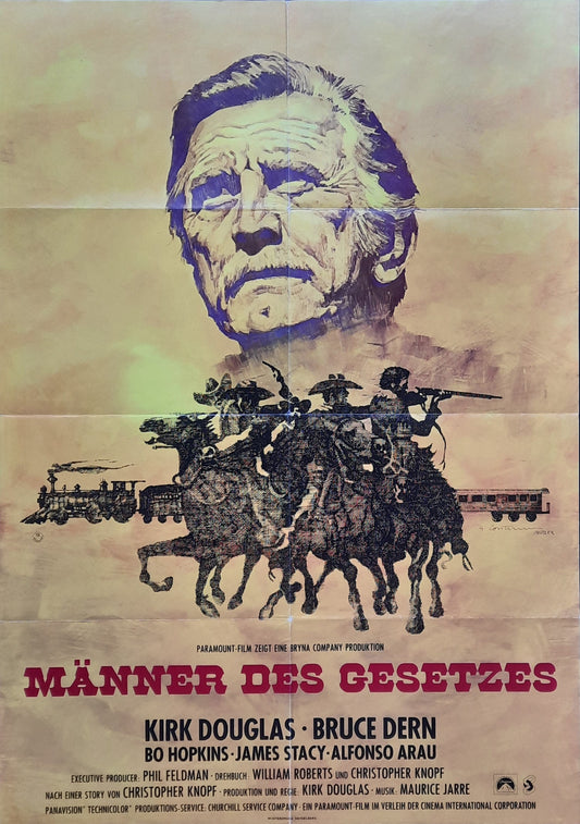 POSSE Original Movie Poster 1975 Kirk Douglas German 1-Sheet Poster