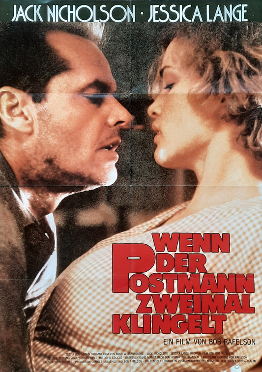 POSTMAN ALWAYS RINGS TWICE 1981 Jack Nicholson Jessica Lang Germany 1